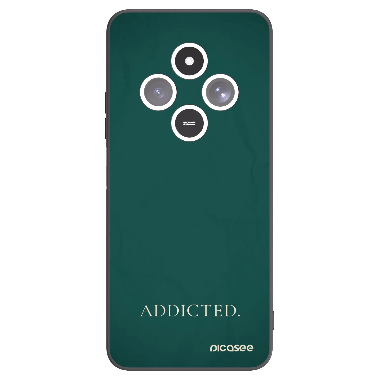 Silikónový čierny obal pre Xiaomi Redmi 14C - Addicted