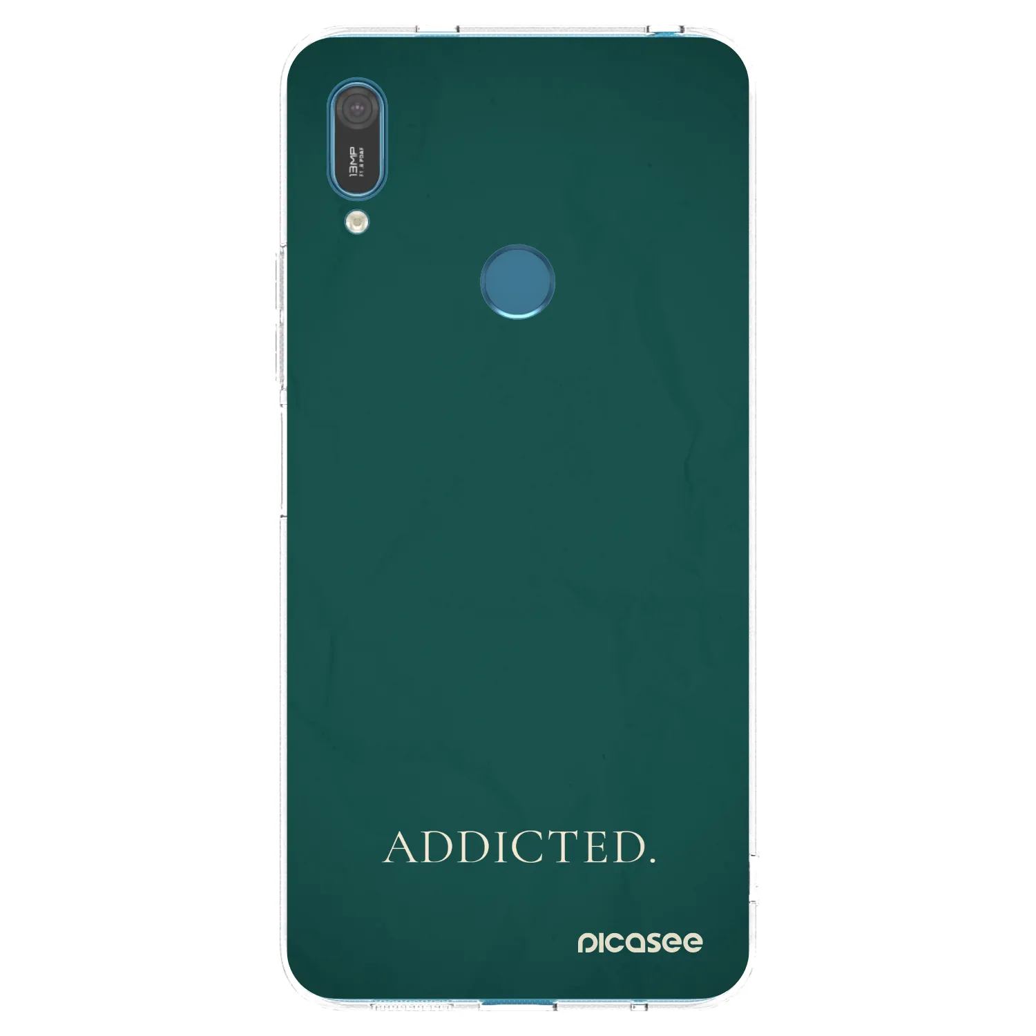 Silikónový prehľadný obal pre Huawei Y7 2019 - Addicted