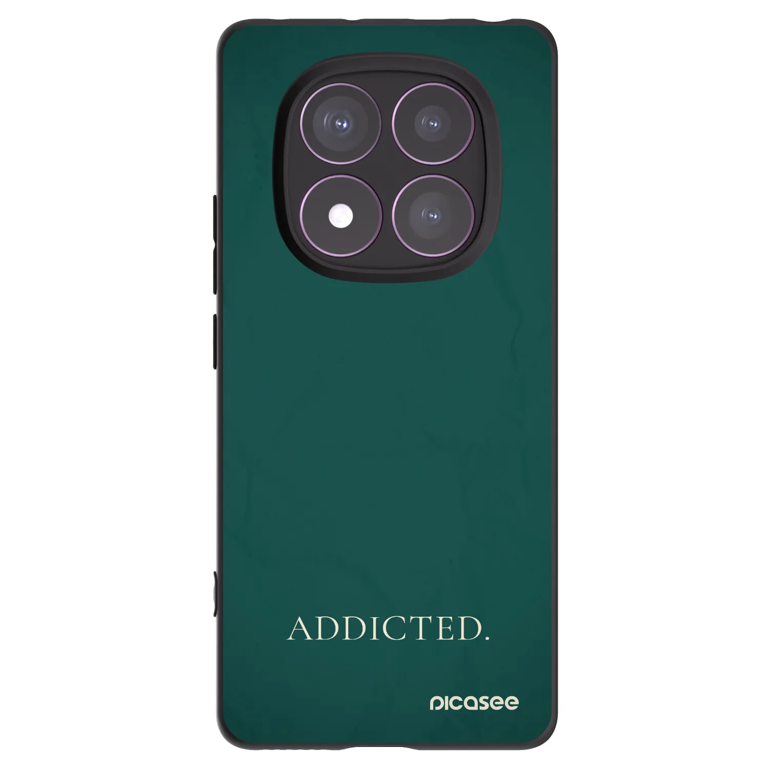 Silikónový čierny obal pre Xiaomi Redmi Note 14 Pro 4G - Addicted