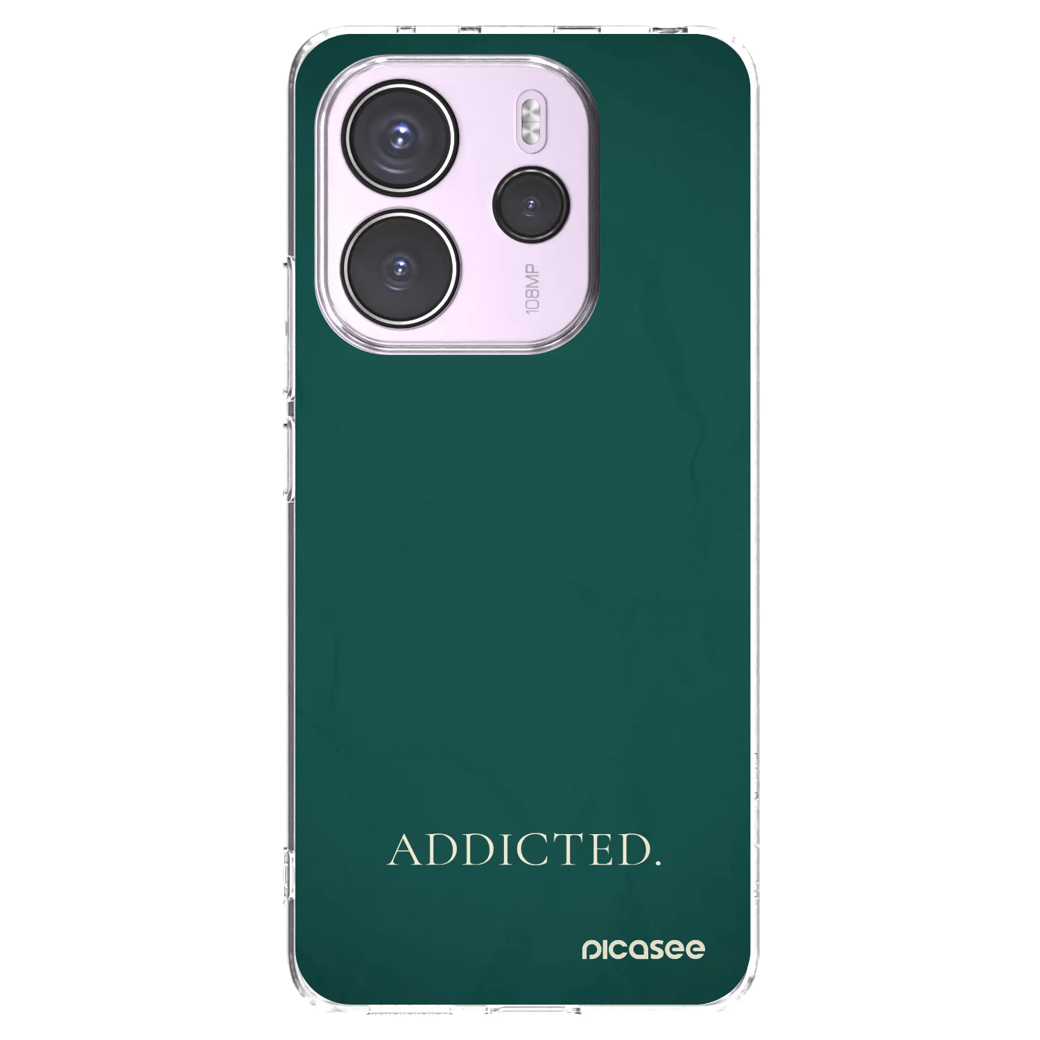 Silikónový prehľadný obal pre Xiaomi Redmi Note 14 4G - Addicted