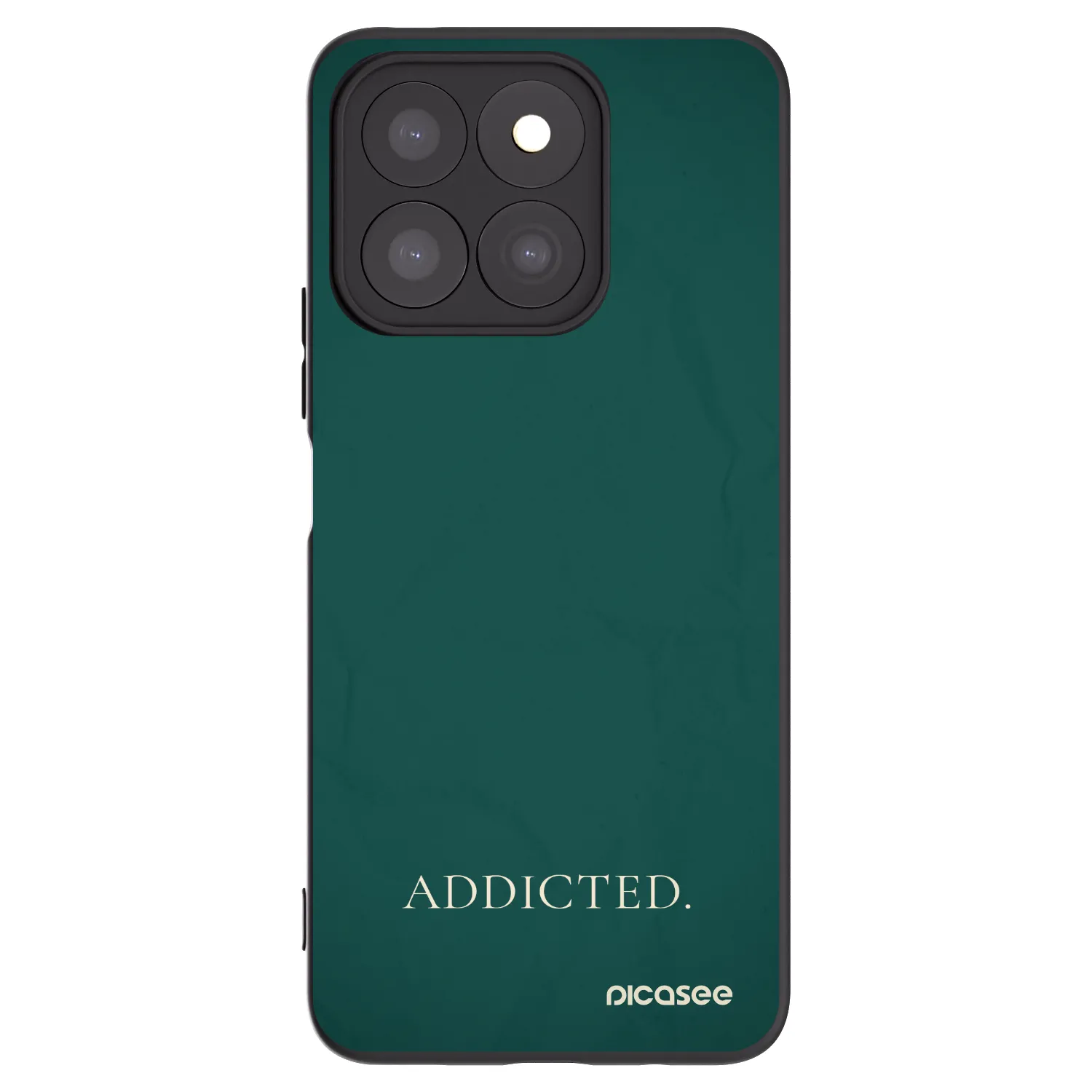 Picasee silikónový čierny obal pre Honor X8c - Addicted