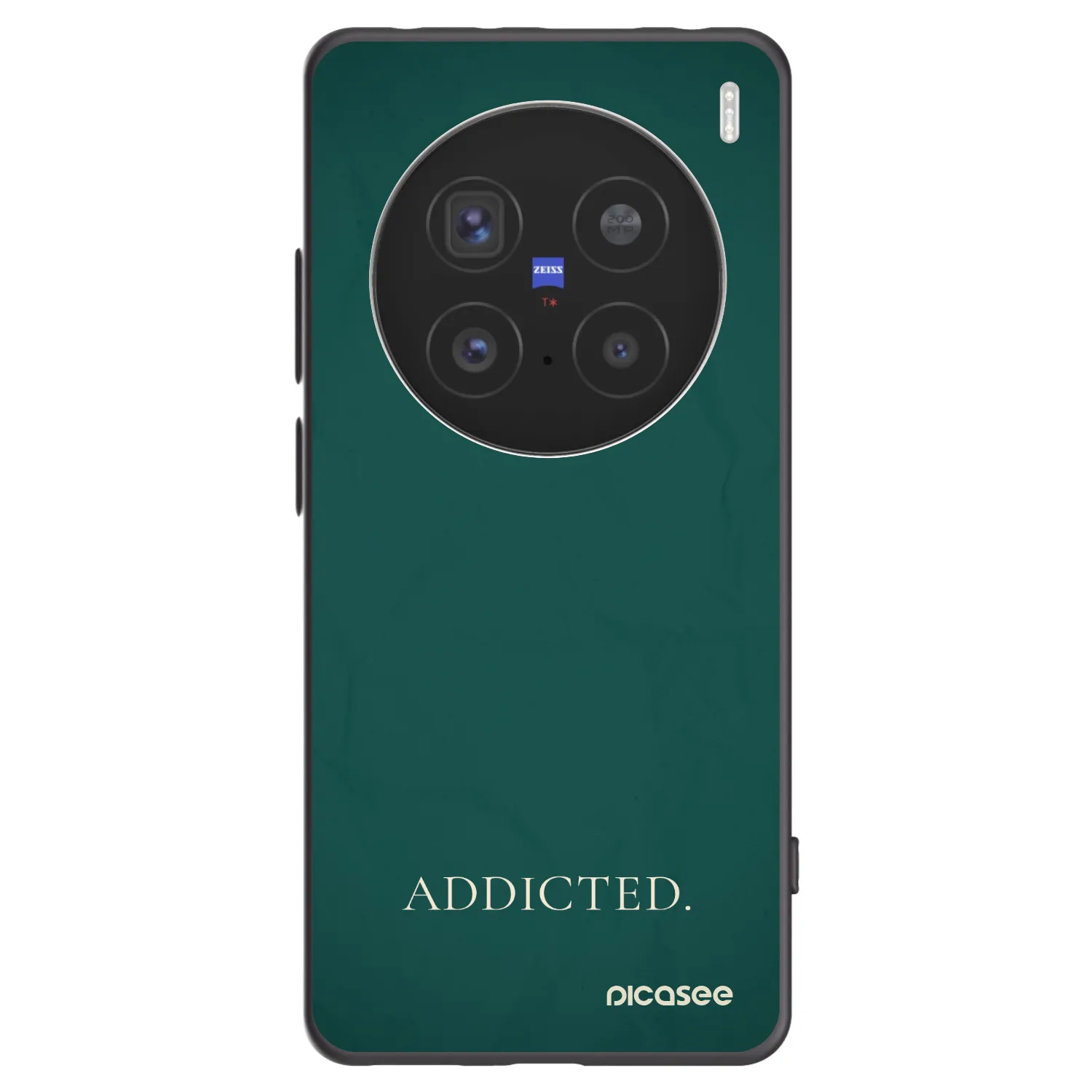 Silikónový čierny obal pre Vivo X200 Pro - Addicted
