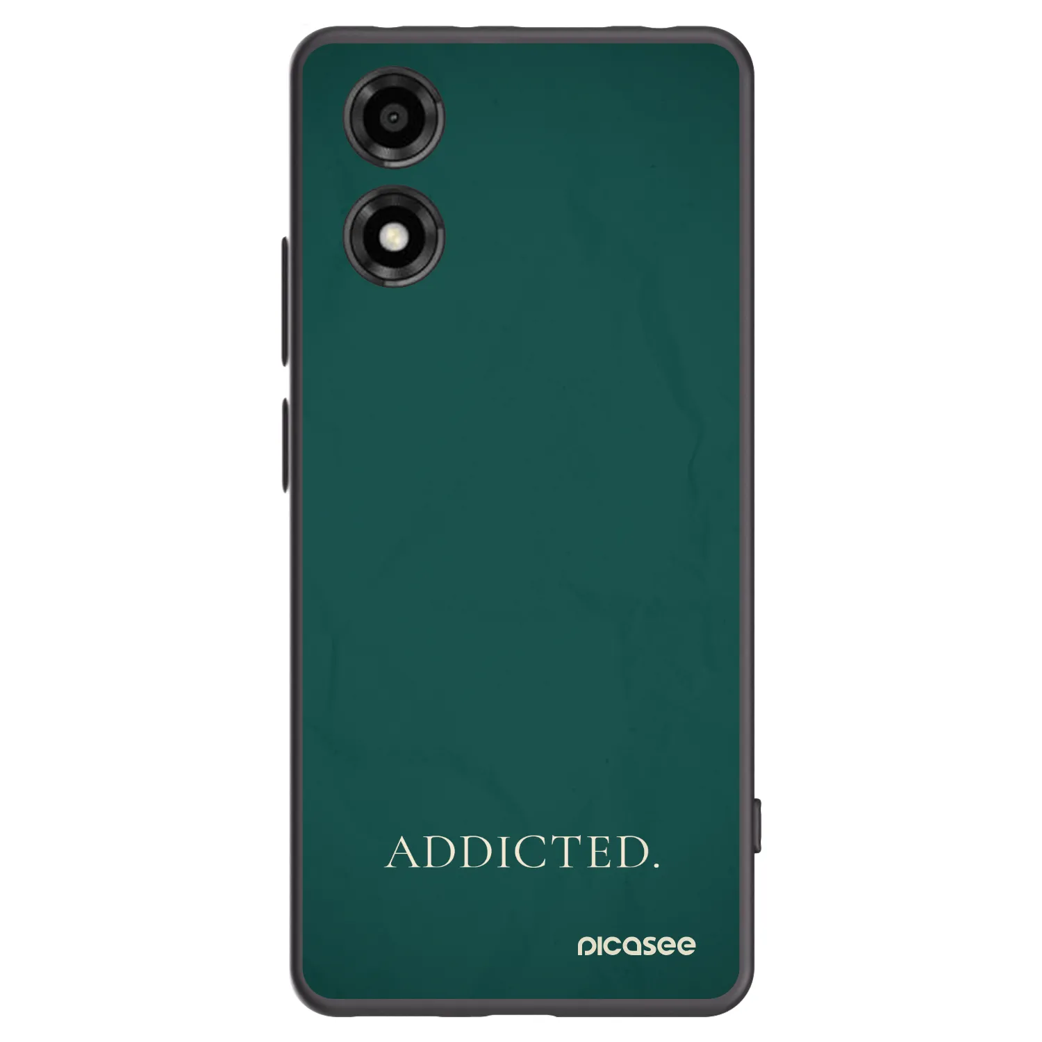 Silikónový čierny obal pre Motorola Moto E14 - Addicted
