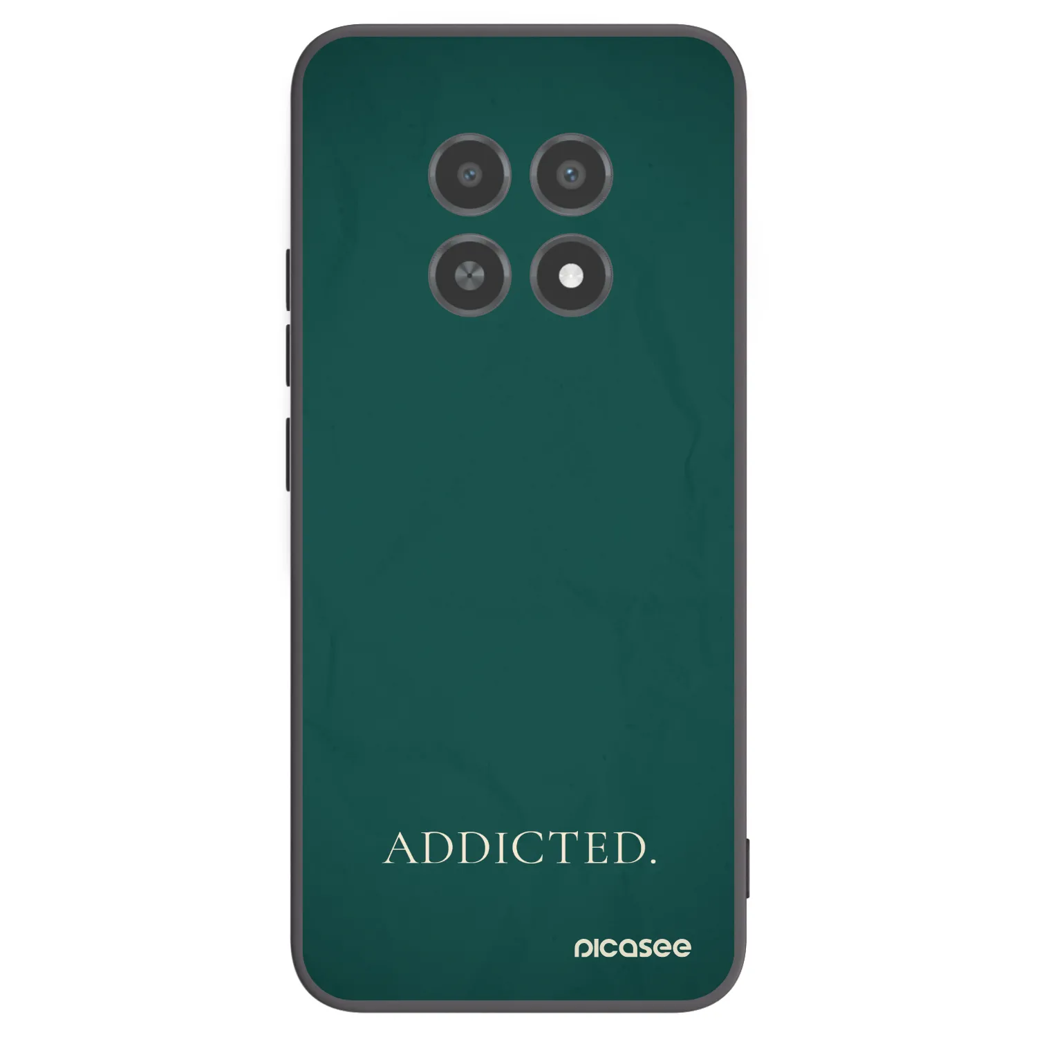 Picasee silikónový čierny obal pre Realme 12X - Addicted