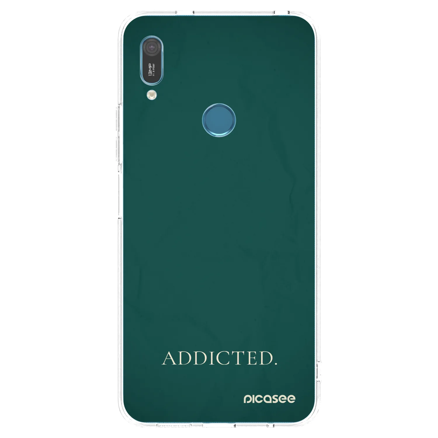 Silikónový prehľadný obal pre Huawei Y6 2019 - Addicted