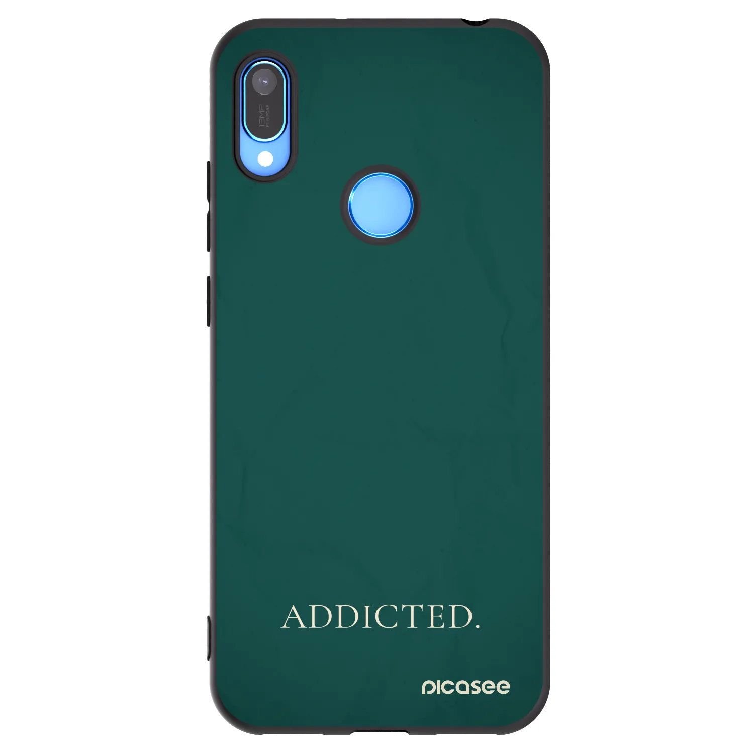 Picasee silikónový čierny obal pre Huawei Y6 2019 - Addicted
