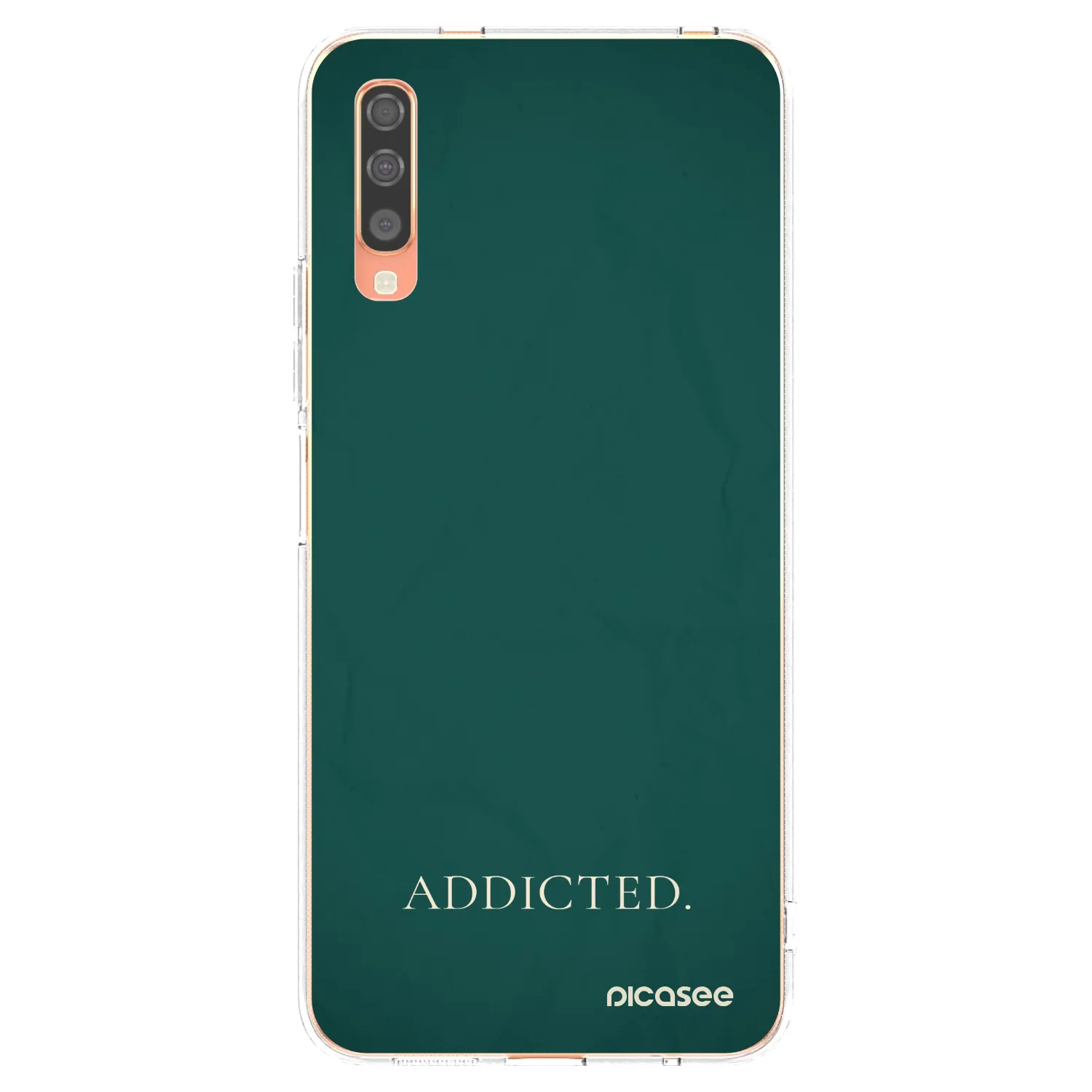 Picasee silikónový prehľadný obal pre Samsung Galaxy A70 A705F - Addicted