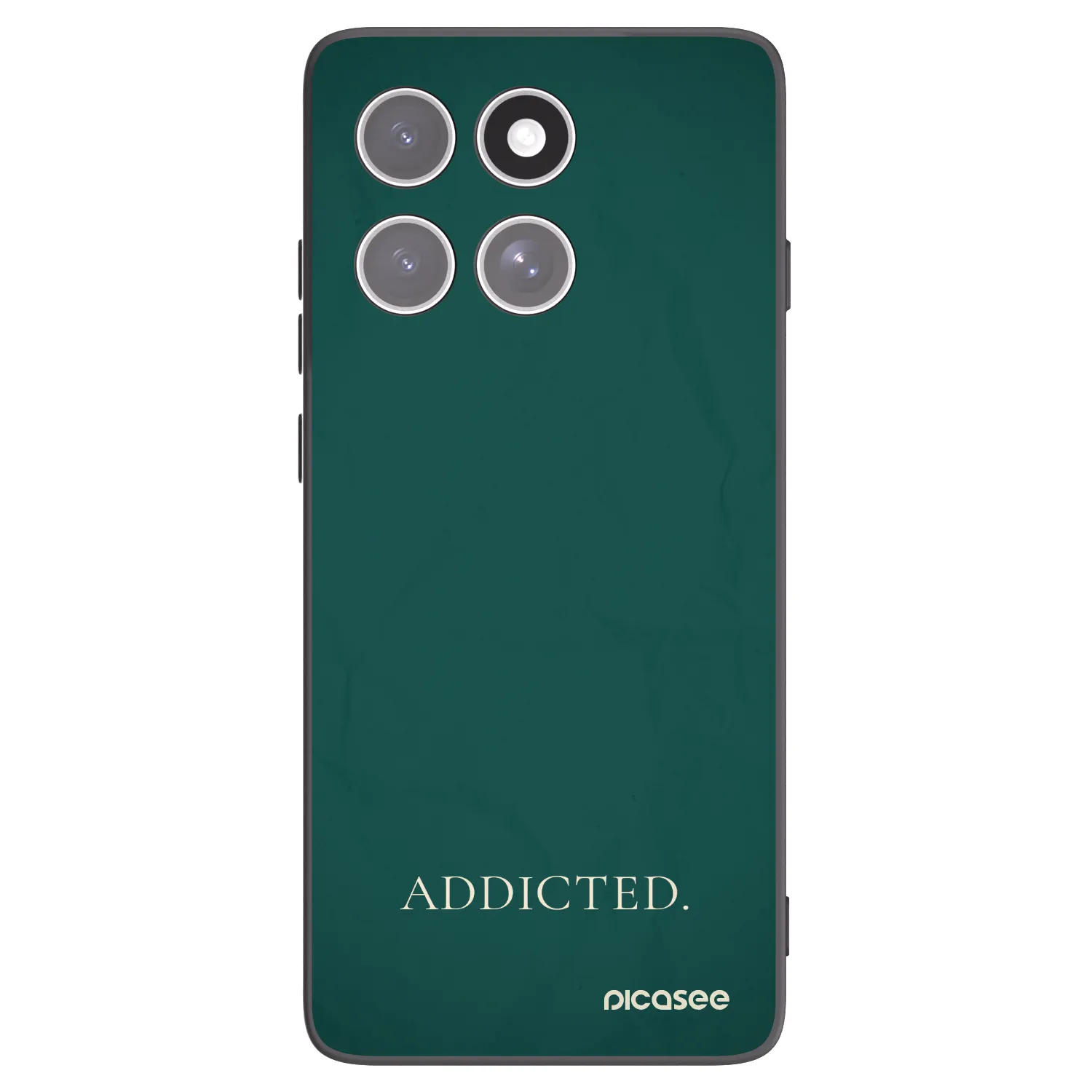 Silikónový čierny obal pre Motorola Edge 60 Pro - Addicted