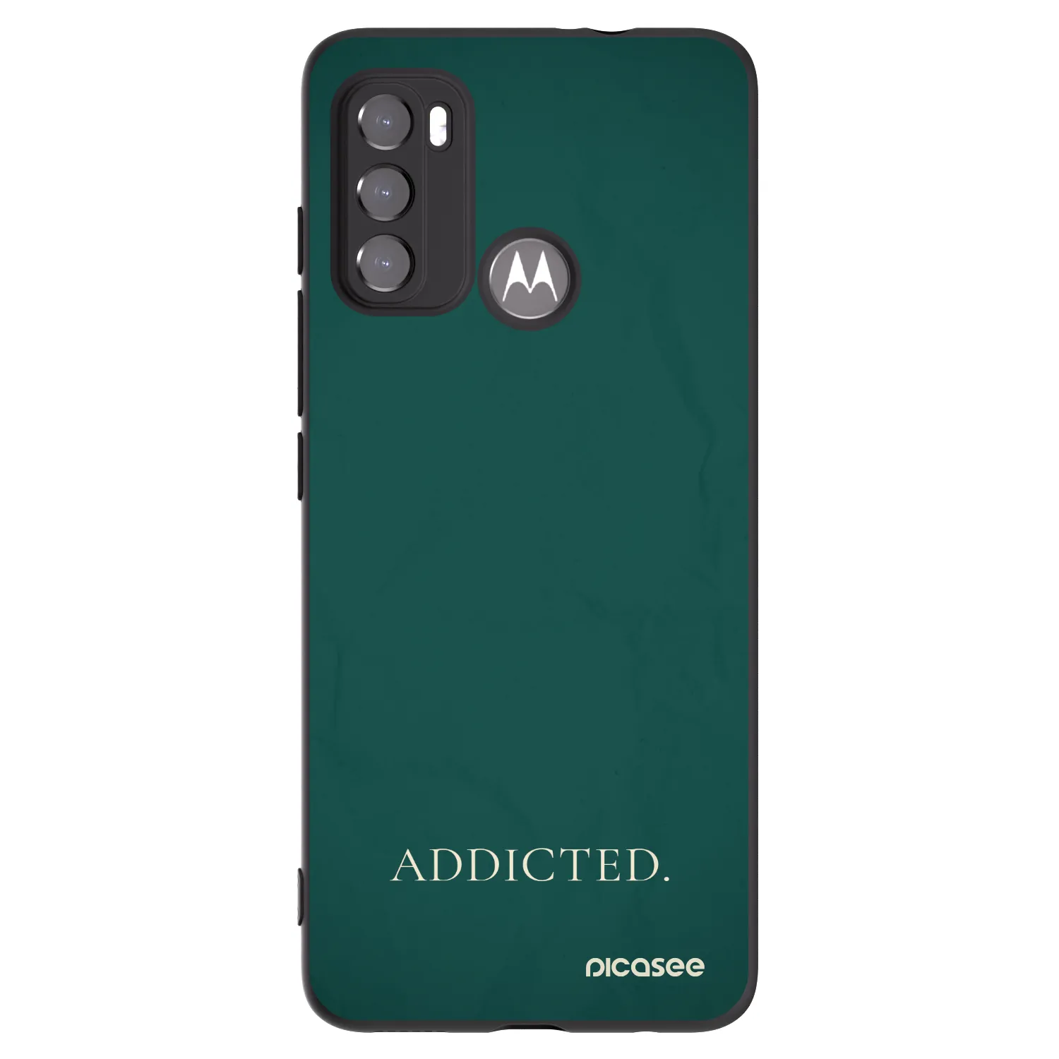 Silikónový čierny obal pre Motorola Edge 60 5G - Addicted