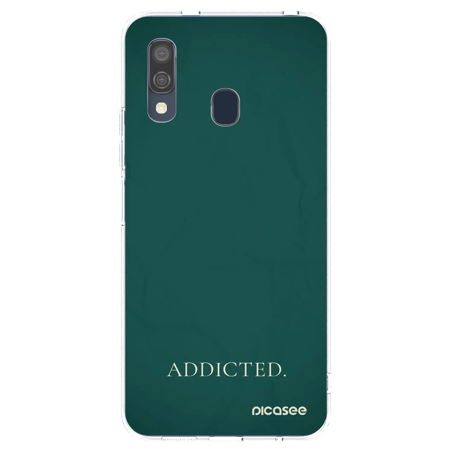 Picasee silikónový prehľadný obal pre Samsung Galaxy A40 A405F - Addicted