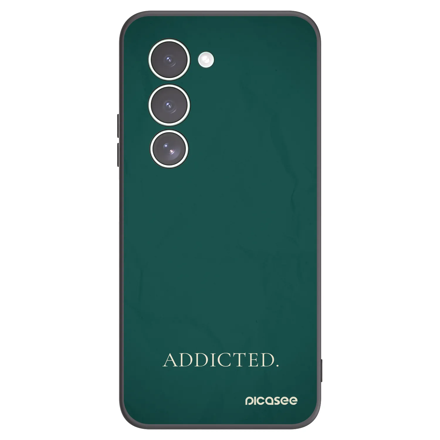 Silikónový čierny obal pre Xiaomi Redmi 15 5G - Addicted