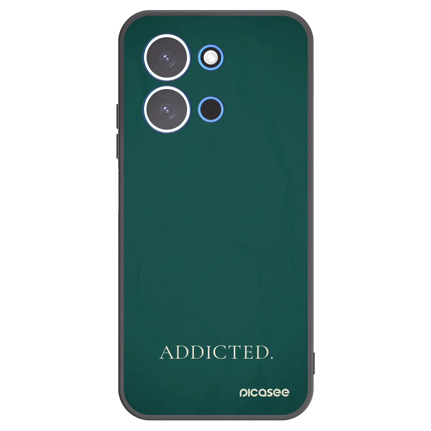 Silikónový čierny obal pre Xiaomi Redmi 15C 4G - Addicted