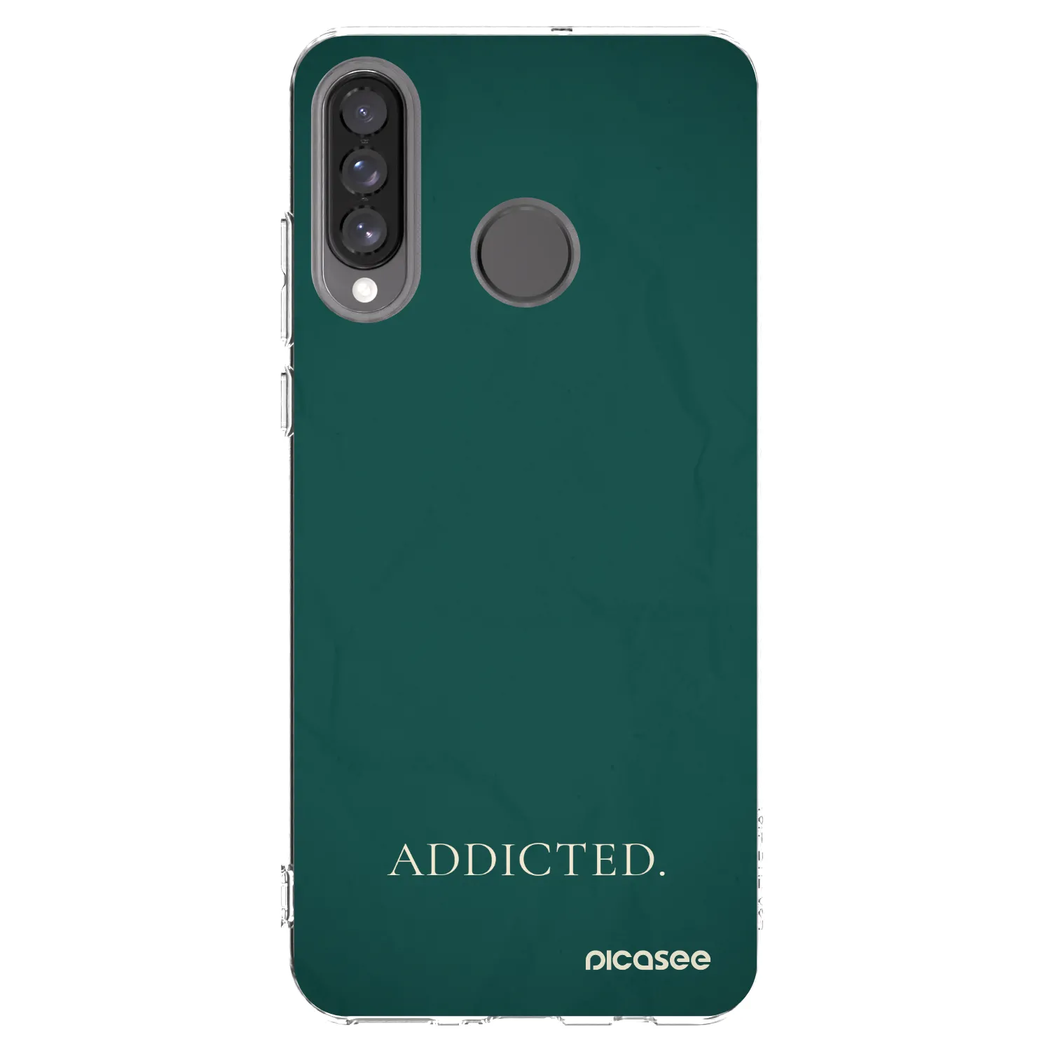 Silikónový prehľadný obal pre Huawei P30 Lite - Addicted