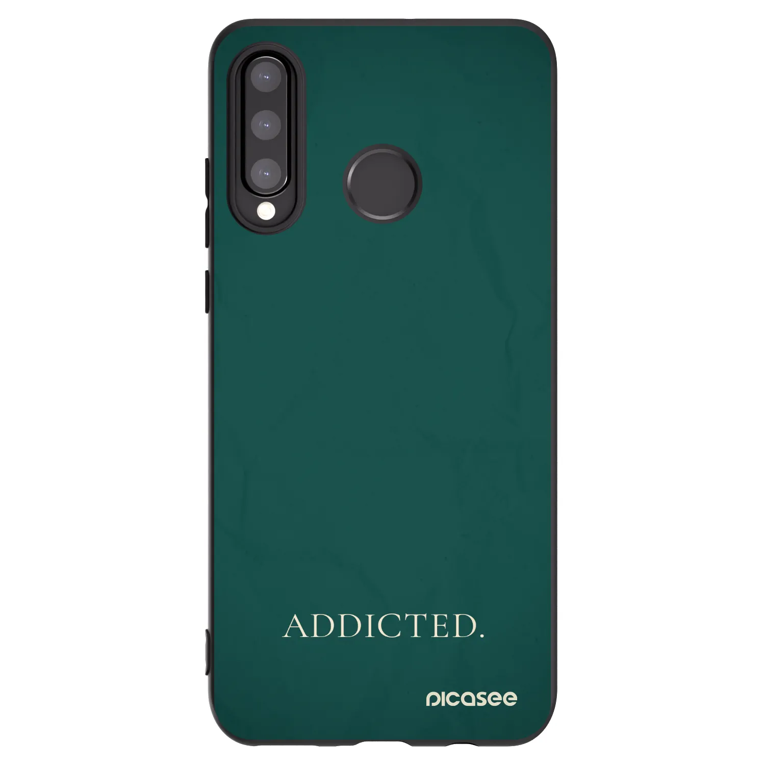 Picasee silikónový čierny obal pre Huawei P30 Lite - Addicted