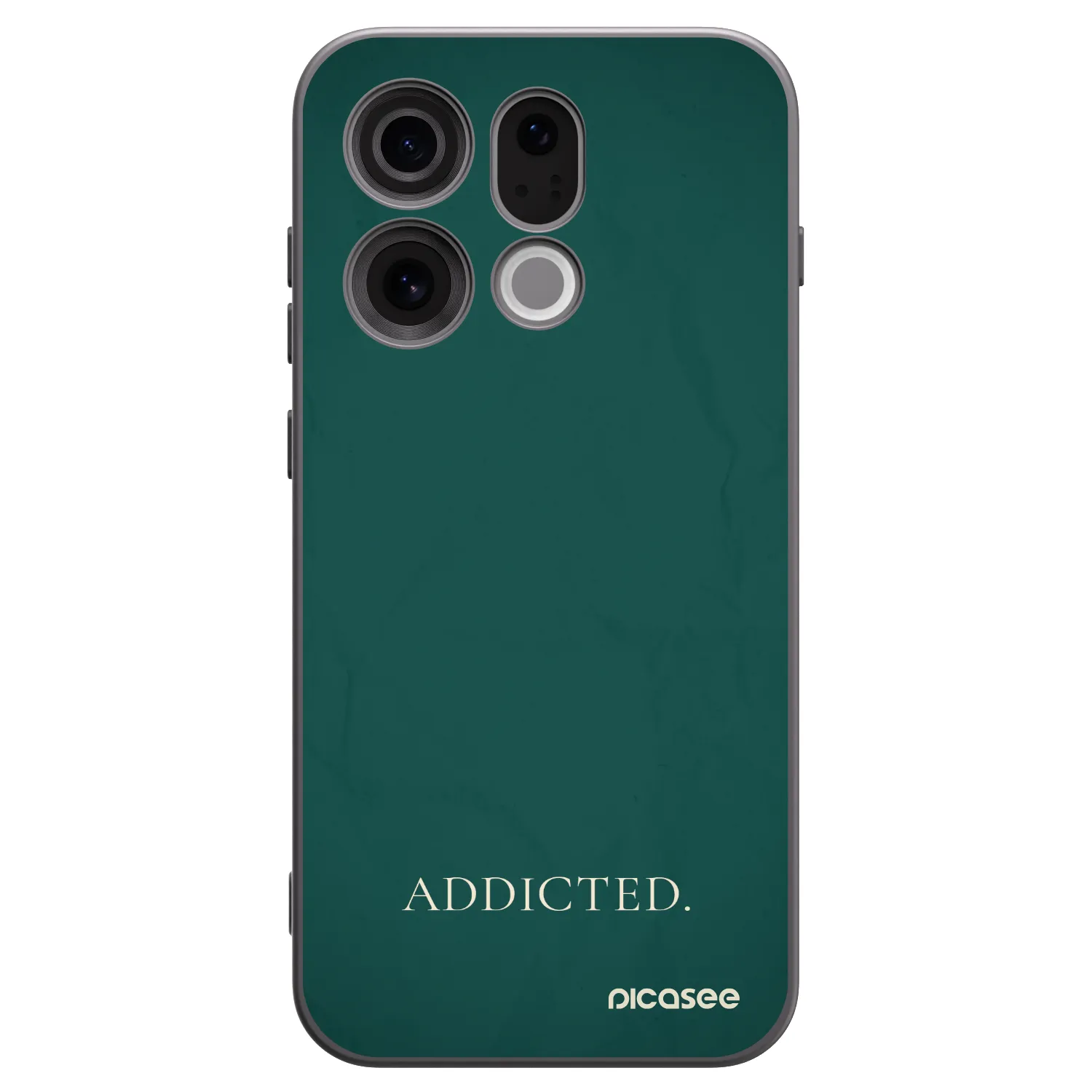 Picasee silikónový čierny obal pre OPPO Find X9 - Addicted