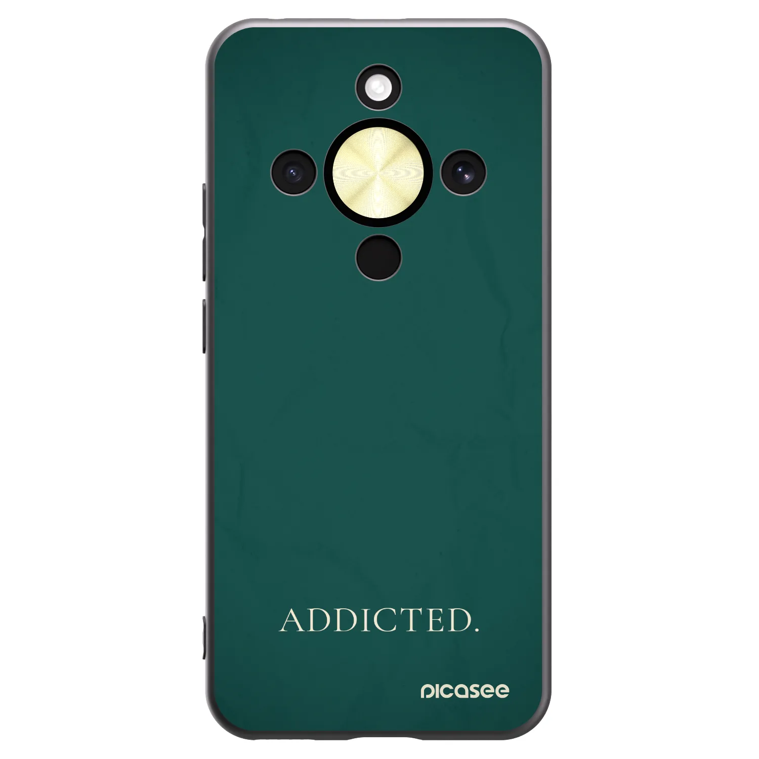 Picasee silikónový čierny obal pre Honor Magic8 Lite 5G - Addicted