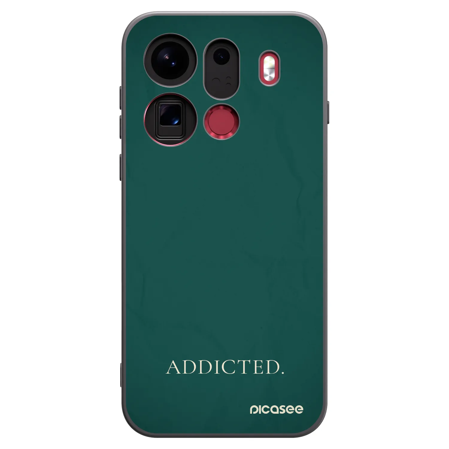 Picasee silikónový čierny obal pre OPPO Find X9 Pro - Addicted