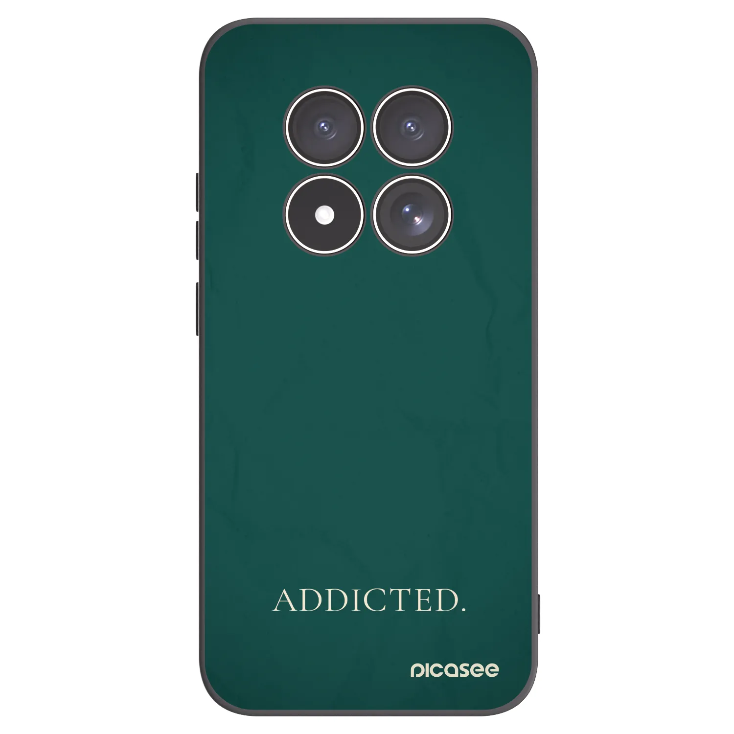 Silikónový čierny obal pre Xiaomi Redmi Note 15 Pro 5G - Addicted