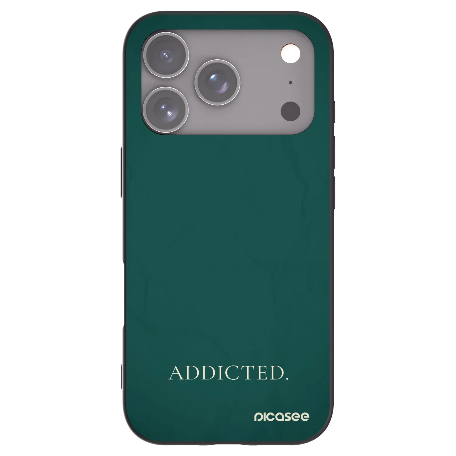 Picasee silikónový čierny obal pre Apple iPhone 18 Pro - Addicted