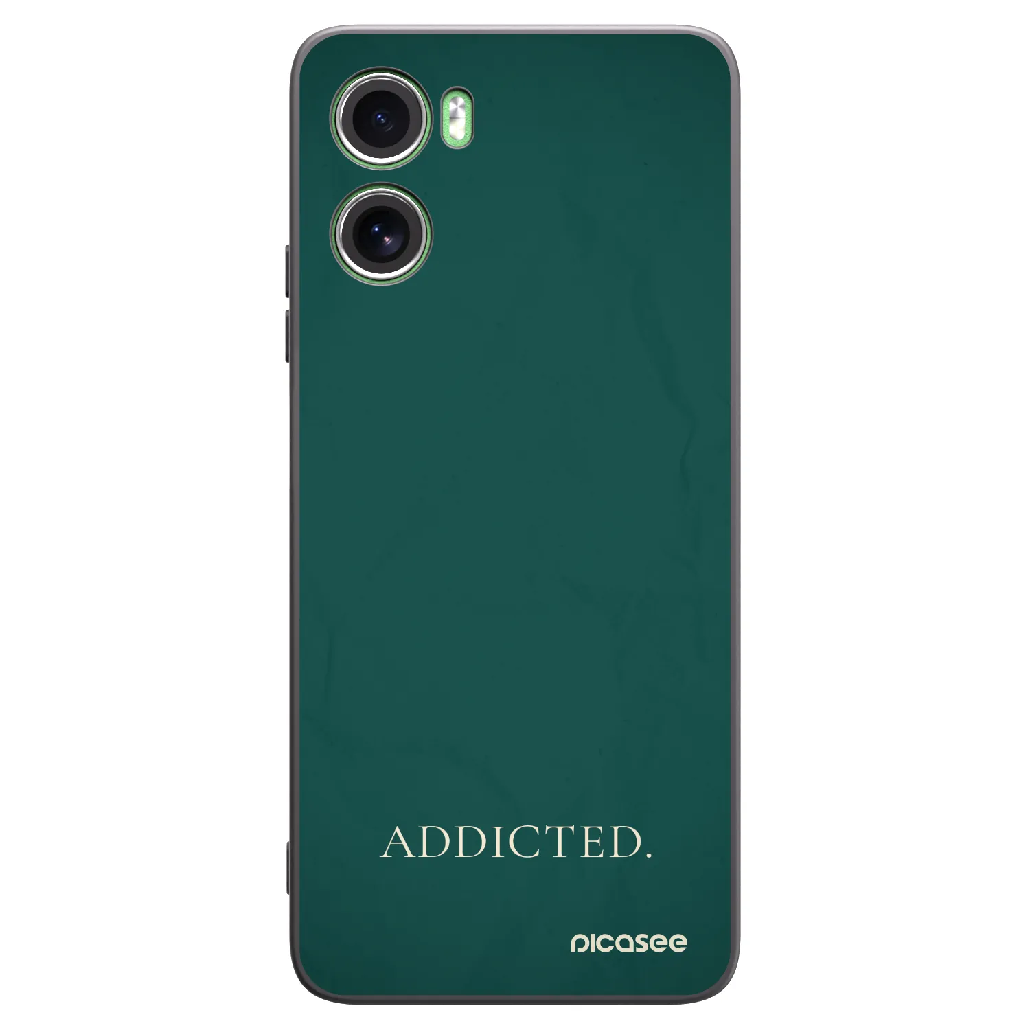 Picasee silikónový čierny obal pre Motorola Moto G06 - Addicted
