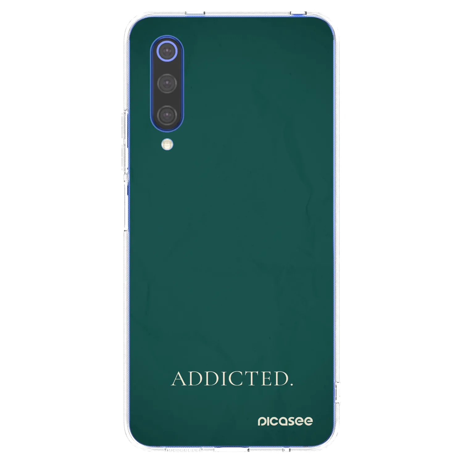 Silikónový prehľadný obal pre Xiaomi Mi 9 SE - Addicted
