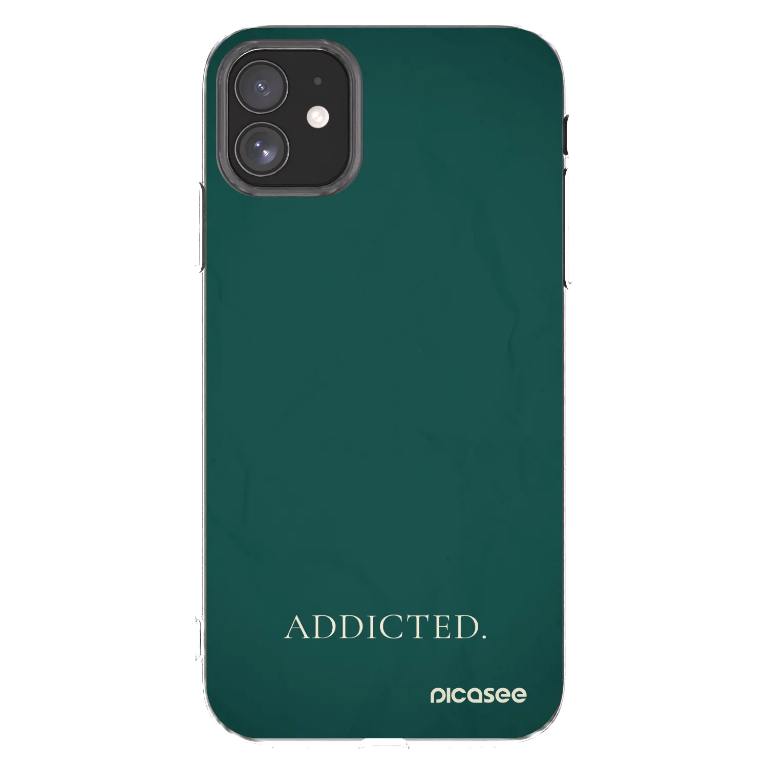 Silikónový prehľadný obal pre Apple iPhone 11 - Addicted