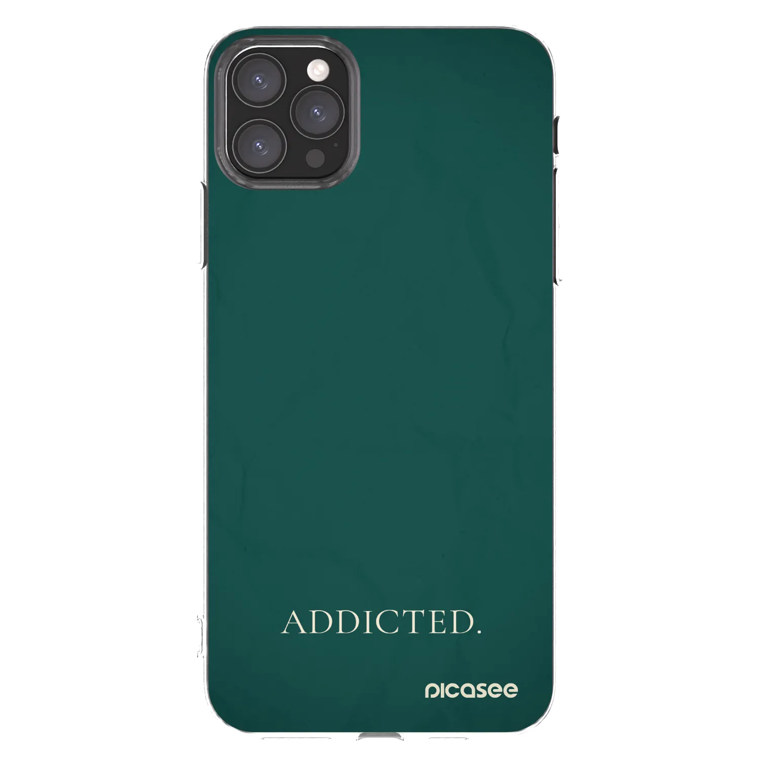 Silikónový prehľadný obal pre Apple iPhone 11 Pro Max - Addicted