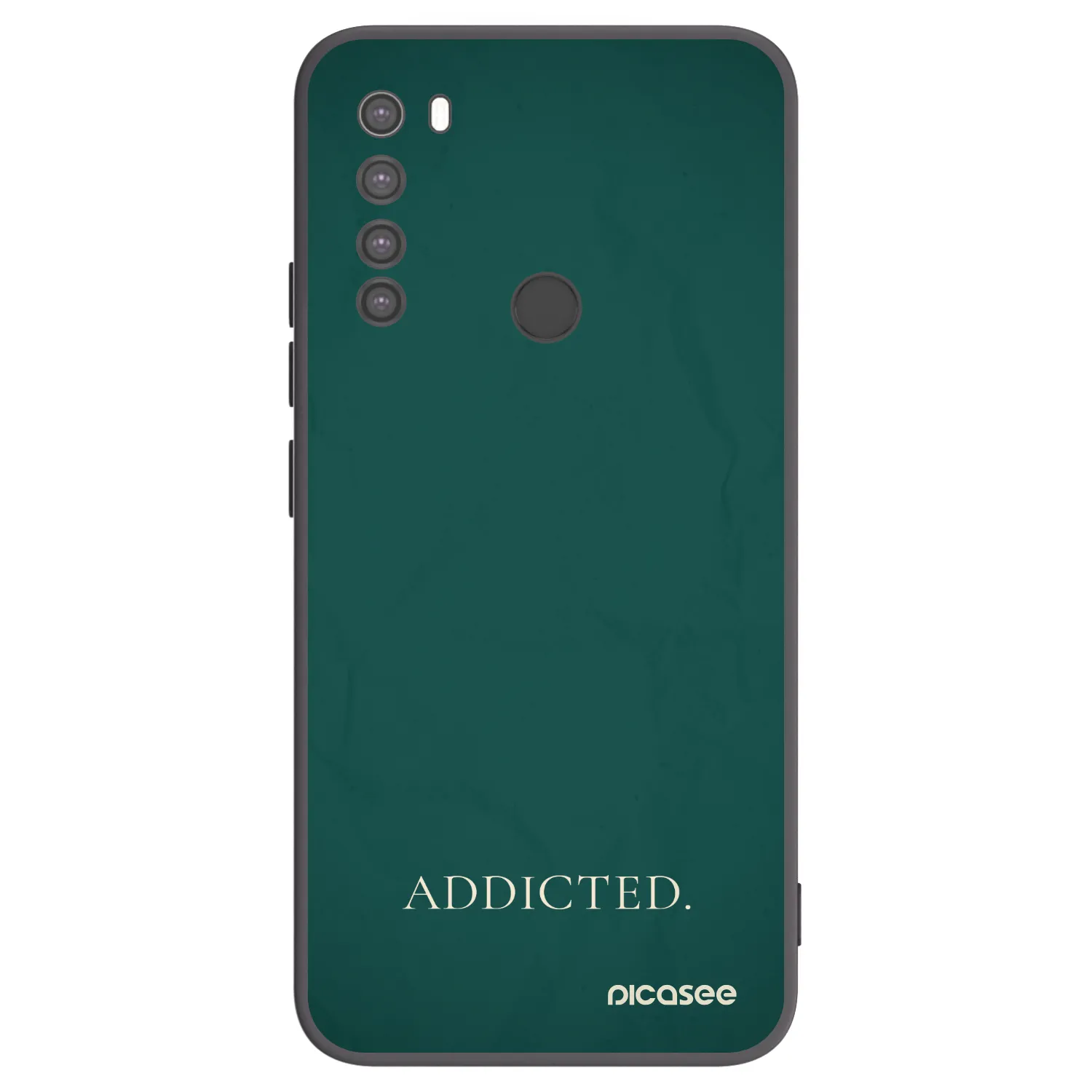 Picasee silikónový čierny obal pre Xiaomi Redmi Note 8 - Addicted