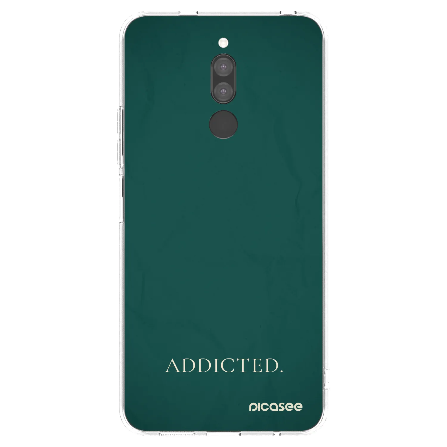 Silikónový prehľadný obal pre Xiaomi Redmi 8 - Addicted