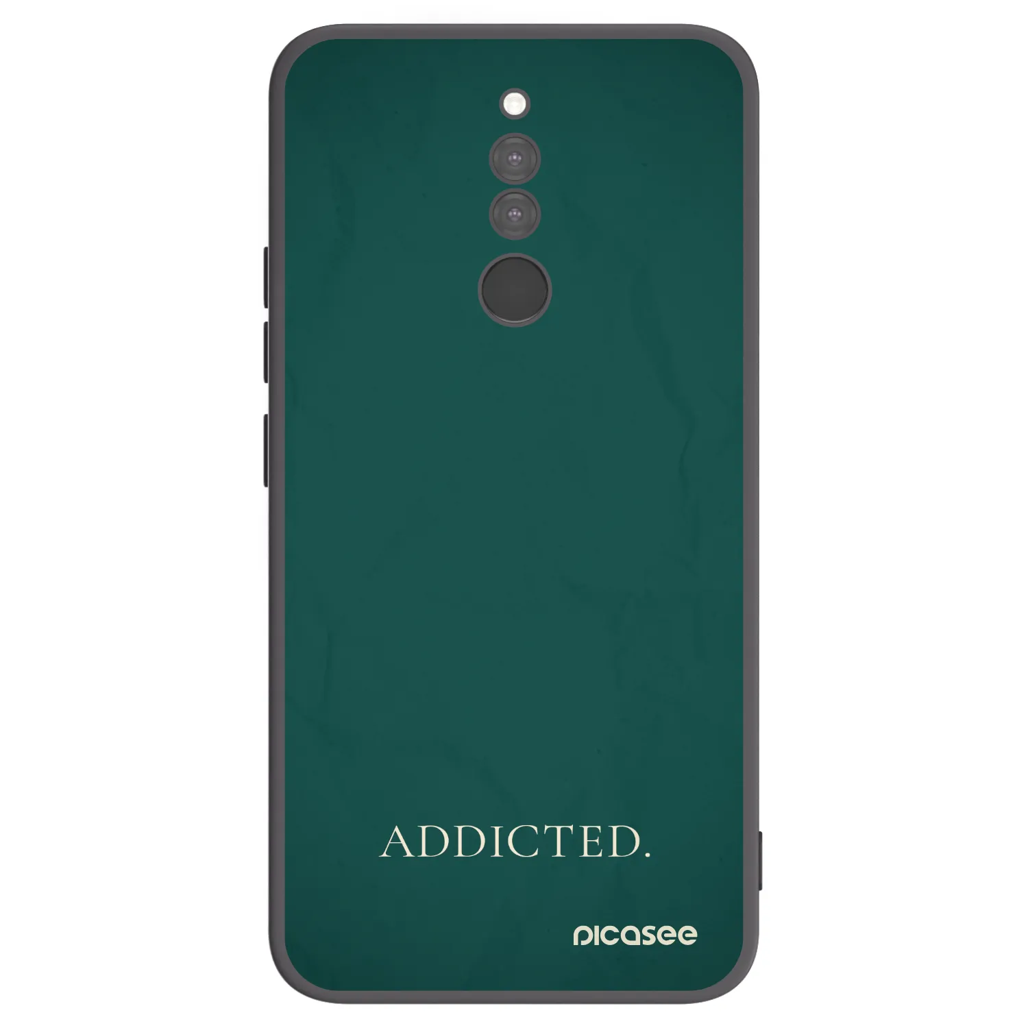 Picasee silikónový čierny obal pre Xiaomi Redmi 8 - Addicted