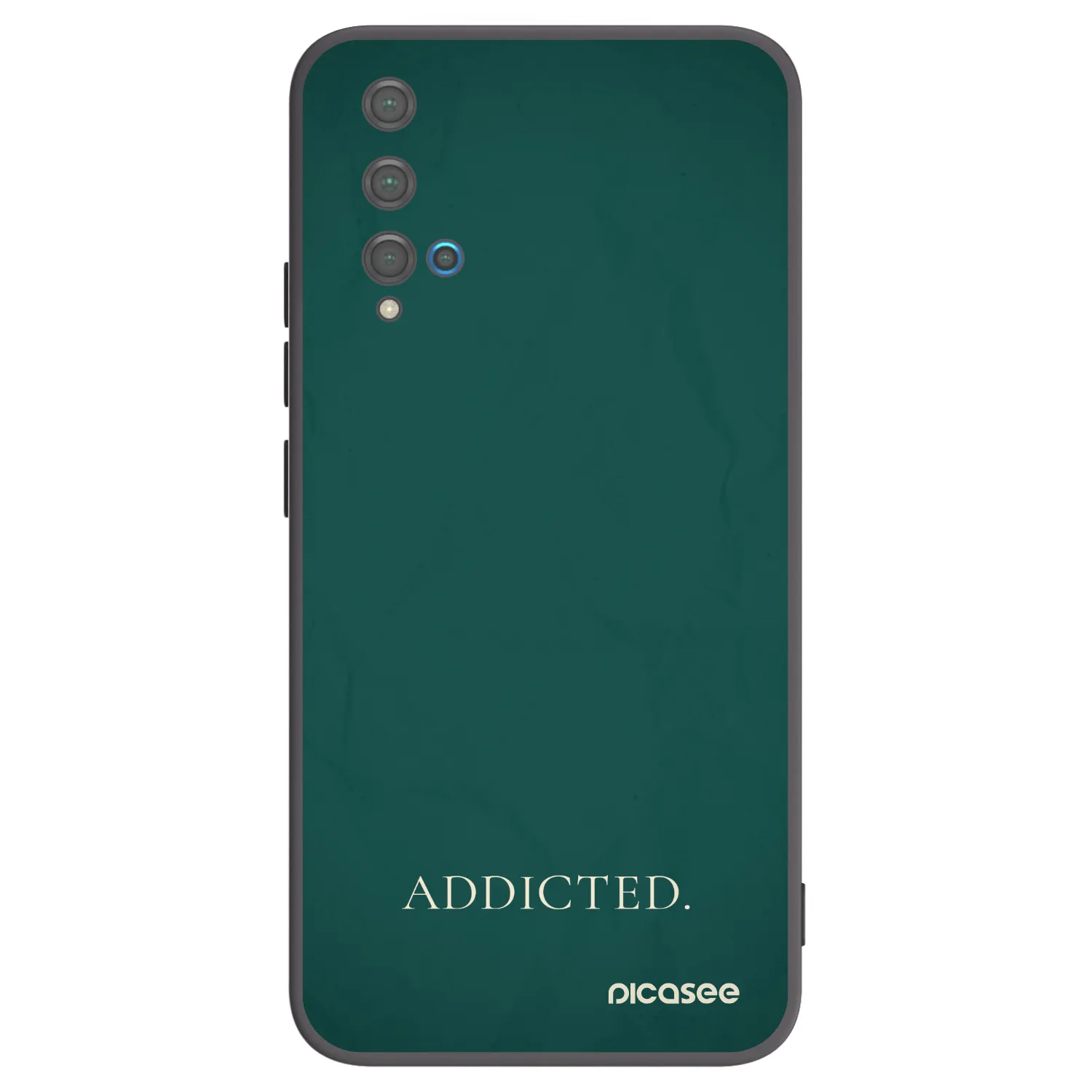 Picasee silikónový čierny obal pre Huawei Nova 5T - Addicted