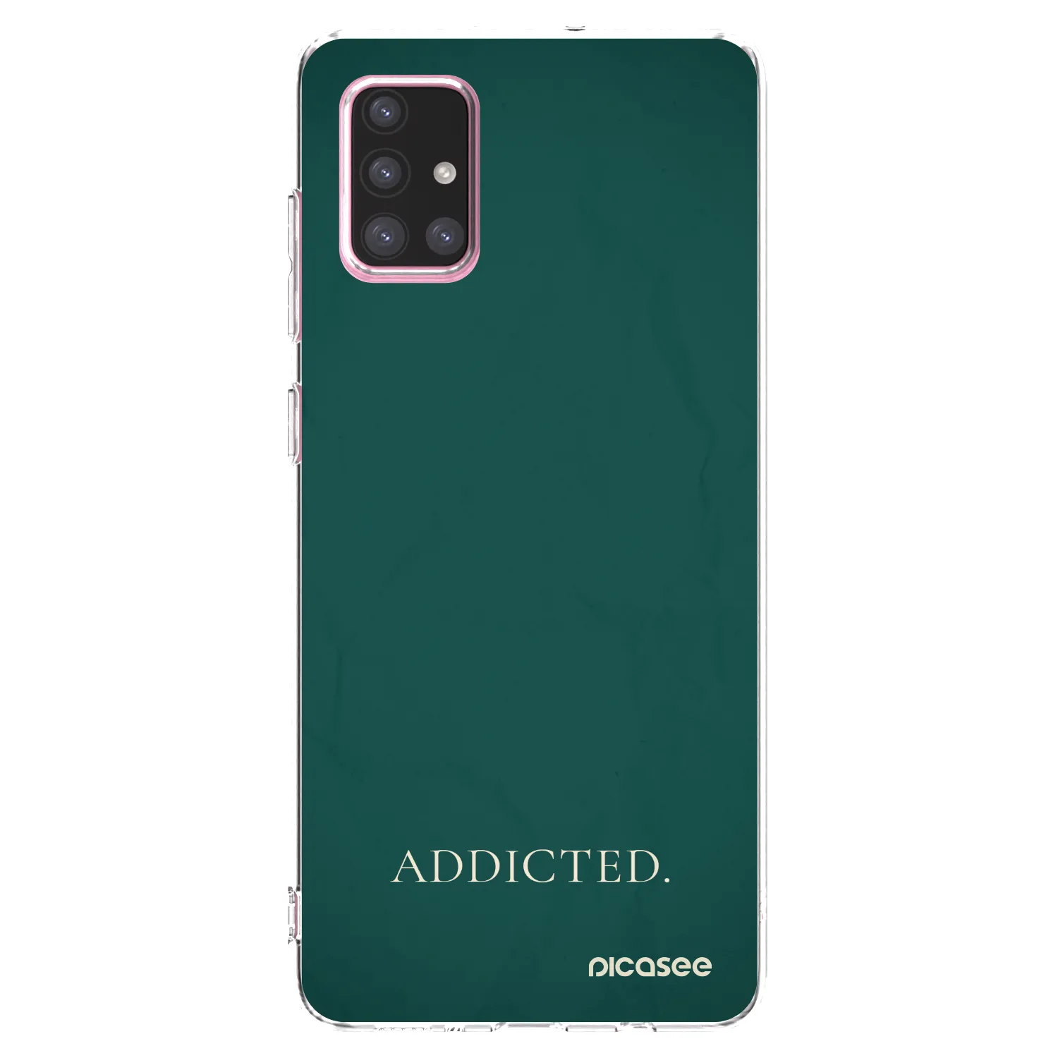 Silikónový prehľadný obal pre Samsung Galaxy A71 A715F - Addicted