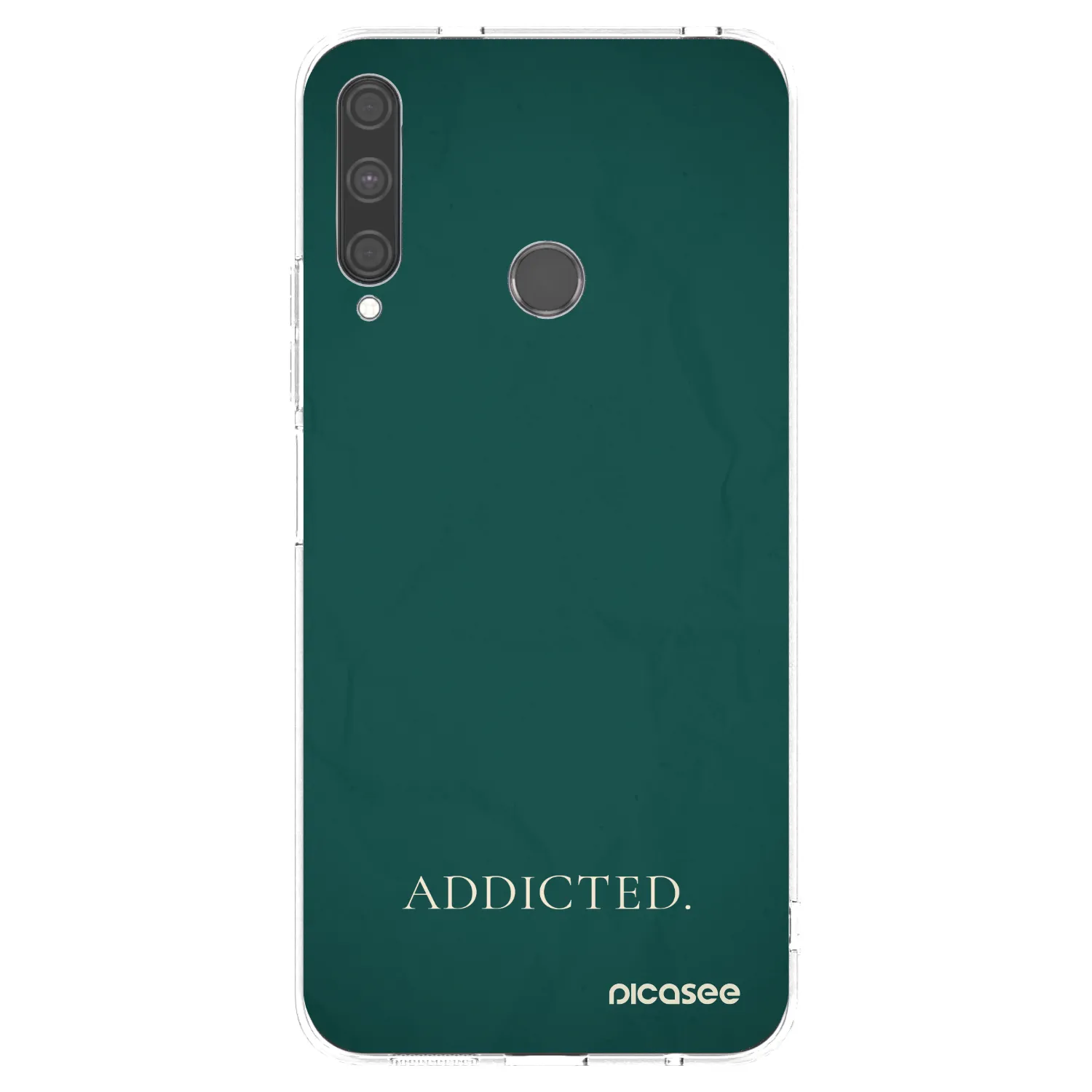 Silikónový prehľadný obal pre Huawei P40 Lite E - Addicted