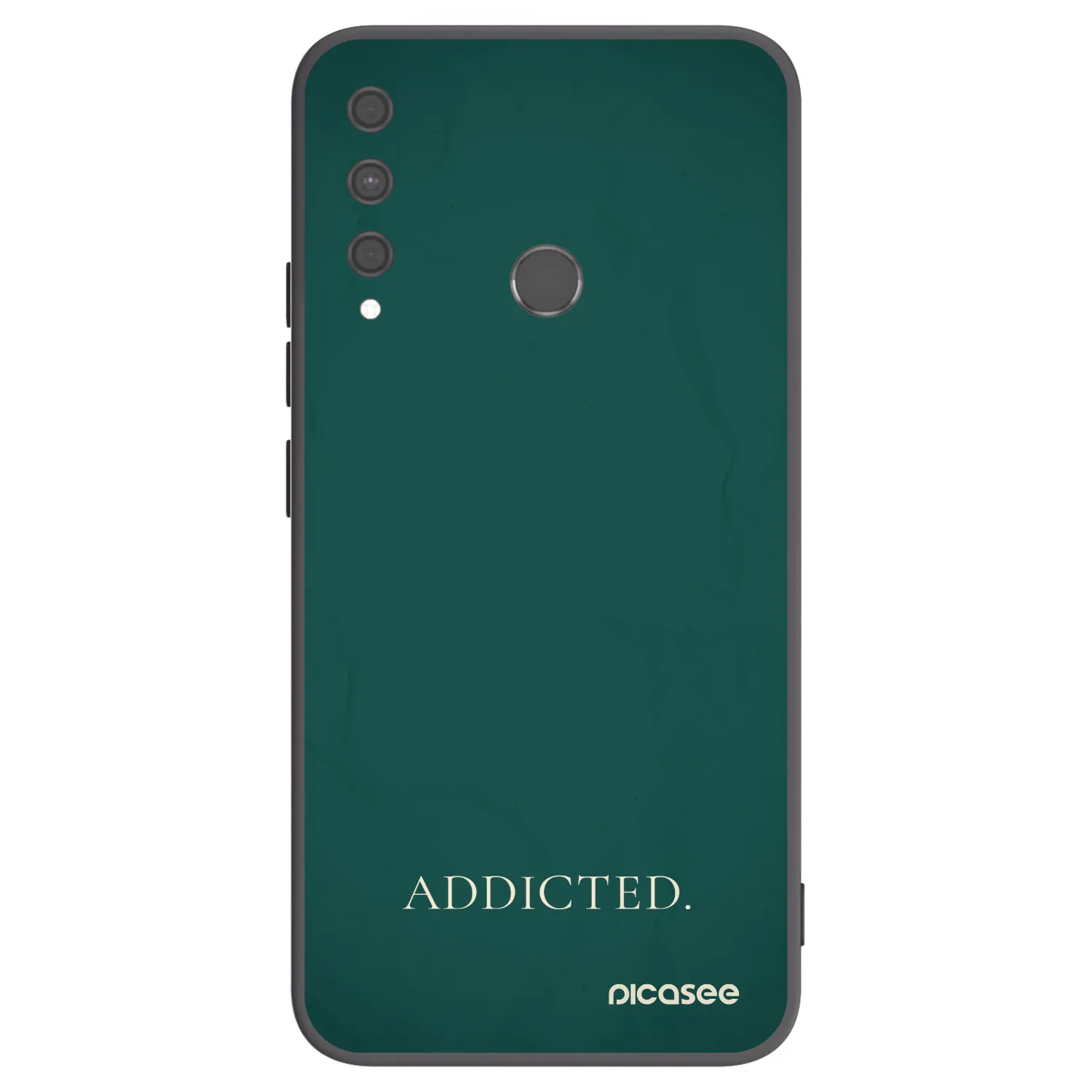 Picasee silikónový čierny obal pre Huawei P40 Lite E - Addicted