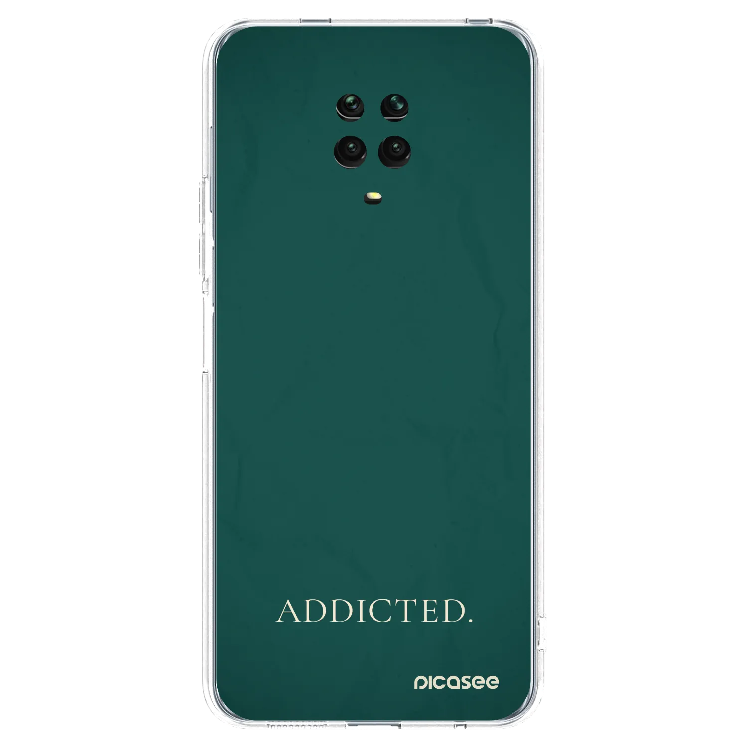 Silikónový prehľadný obal pre Xiaomi Redmi Note 9S - Addicted
