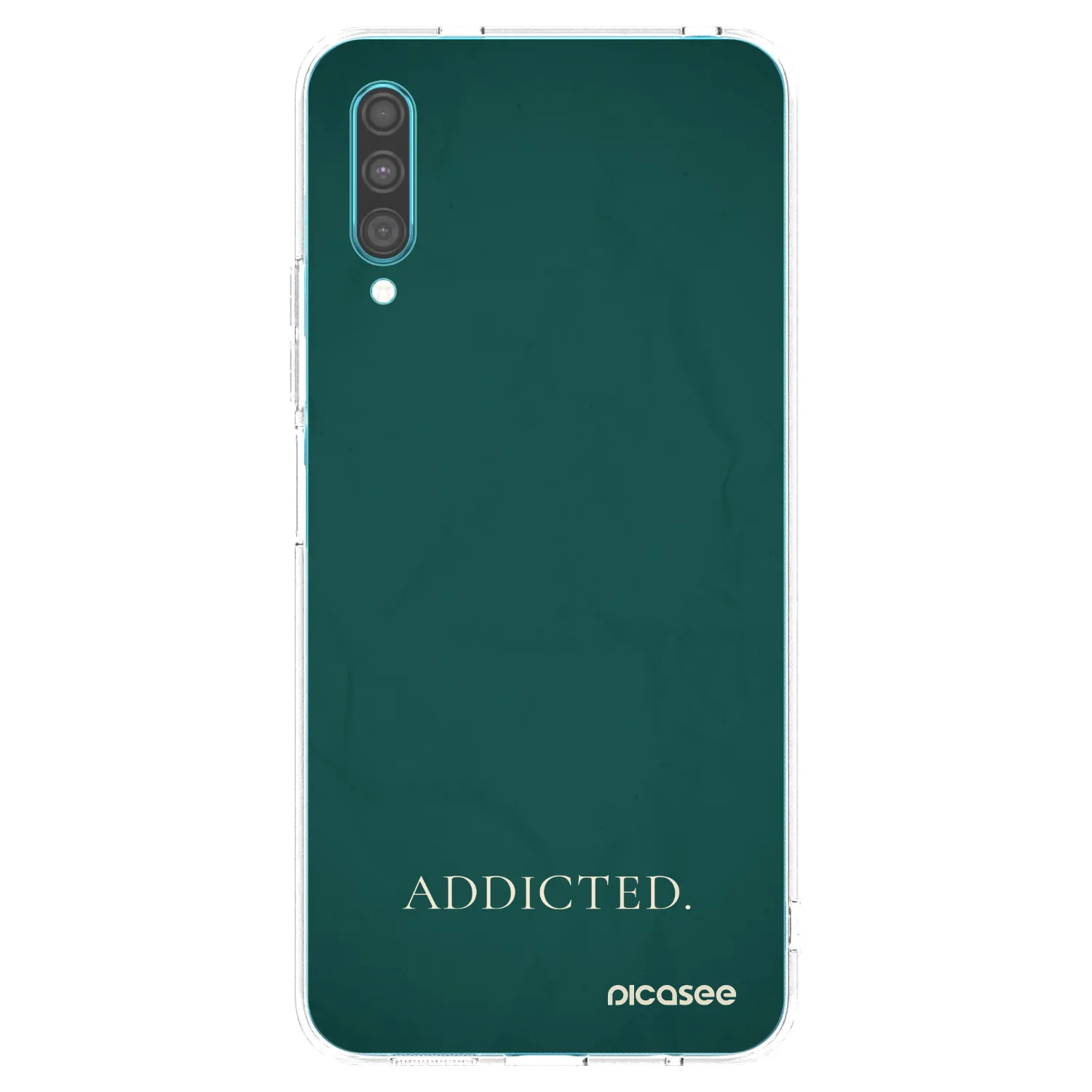 Picasee silikónový prehľadný obal pre Samsung Galaxy A30s A307F - Addicted