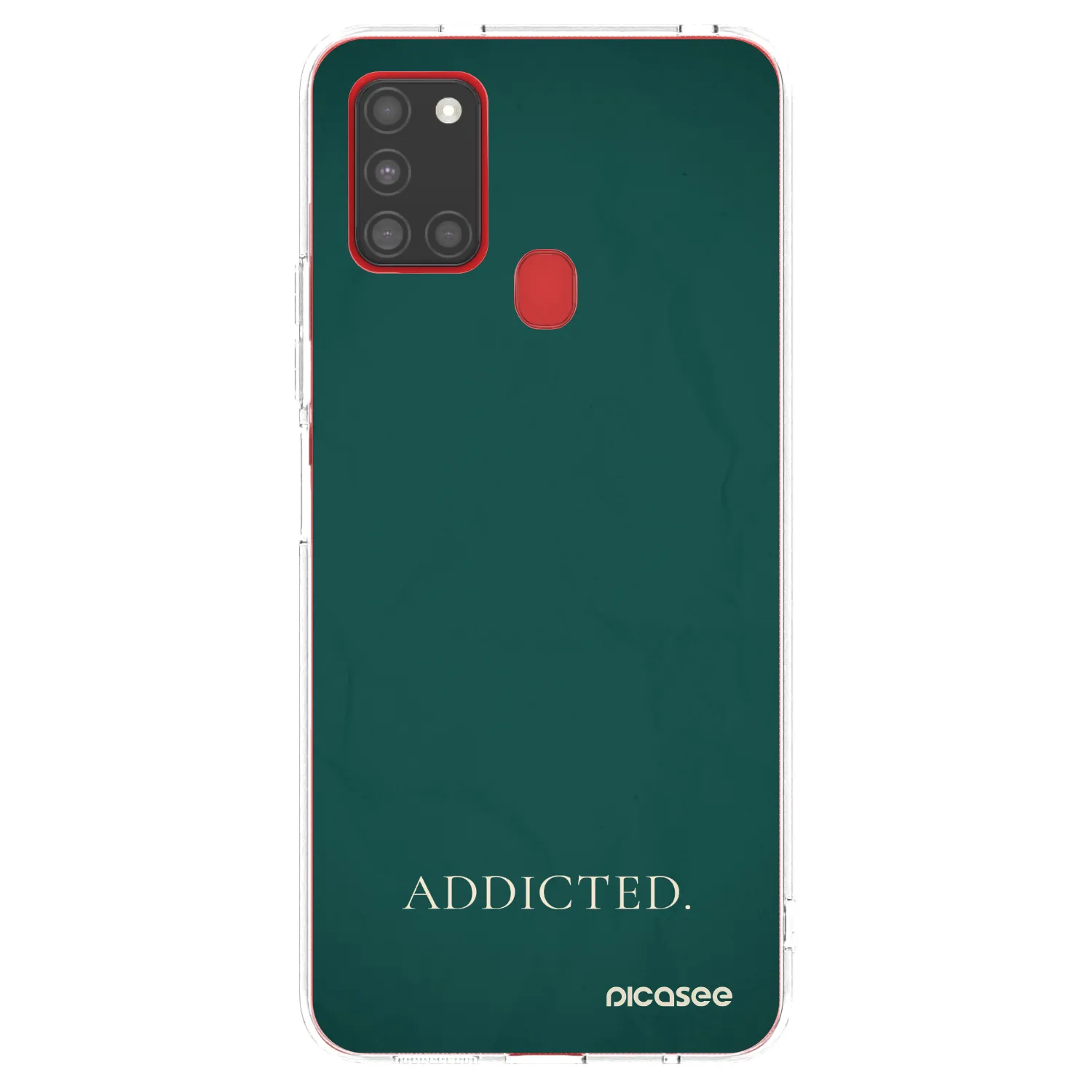 Picasee silikónový prehľadný obal pre Samsung Galaxy A21s - Addicted