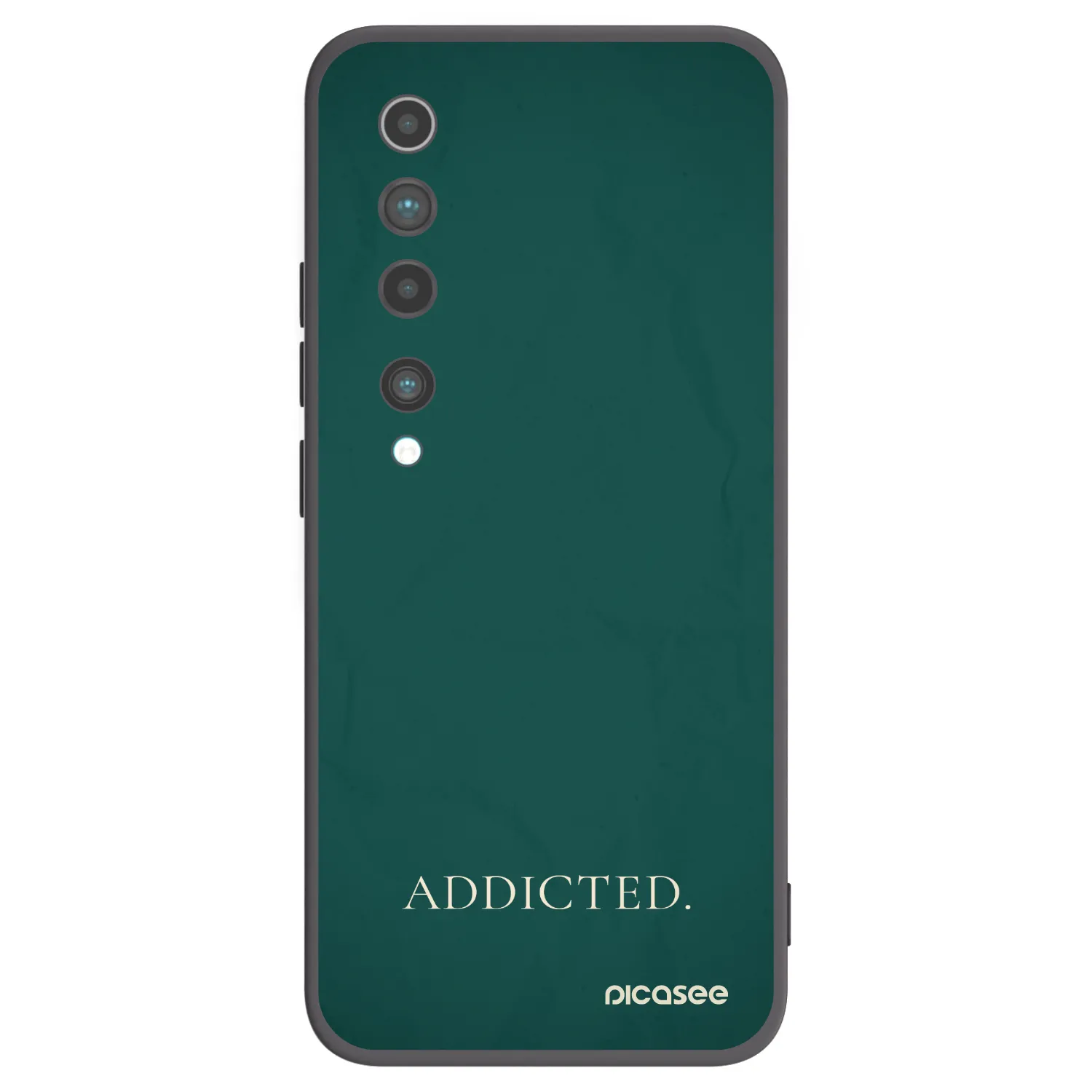 Picasee silikónový čierny obal pre Xiaomi Mi 10 - Addicted