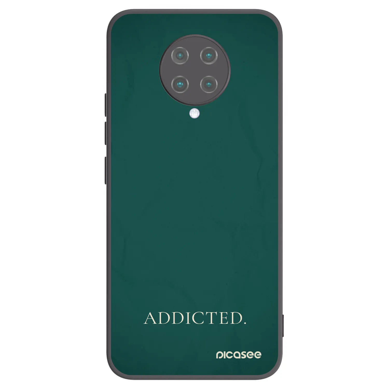 Picasee silikónový čierny obal pre Xiaomi Poco F2 Pro - Addicted