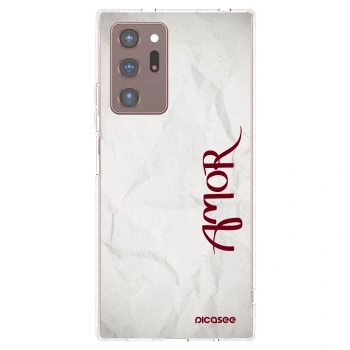 Picasee silikónový prehľadný obal pre Samsung Galaxy Note 20 Ultra - Amor