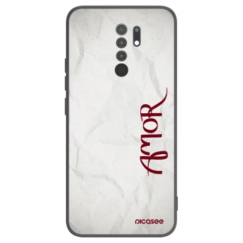 Picasee silikónový čierny obal pre Xiaomi Redmi 9 - Amor