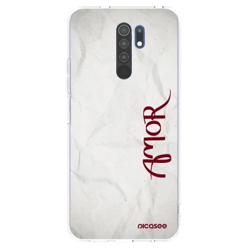 Picasee silikónový prehľadný obal pre Xiaomi Redmi 9 - Amor