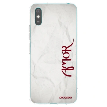 Picasee silikónový prehľadný obal pre Xiaomi Redmi 9A - Amor