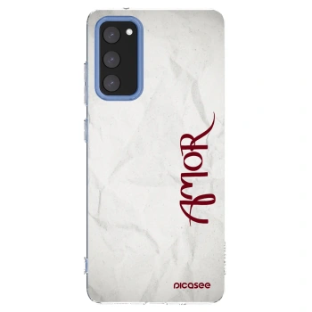 Picasee silikónový prehľadný obal pre Samsung Galaxy S20 FE - Amor