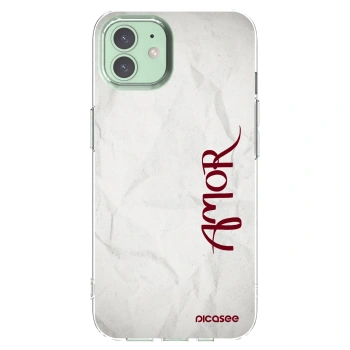 Picasee silikónový prehľadný obal pre Apple iPhone 12 - Amor