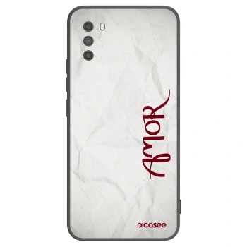 Picasee silikónový čierny obal pre Xiaomi Poco M3 - Amor
