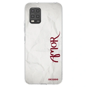 Picasee silikónový prehľadný obal pre Xiaomi Mi 10 Lite - Amor