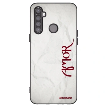 Picasee silikónový čierny obal pre Realme 6i - Amor