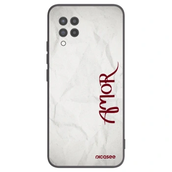 Picasee silikónový čierny obal pre Samsung Galaxy A42 A426B - Amor