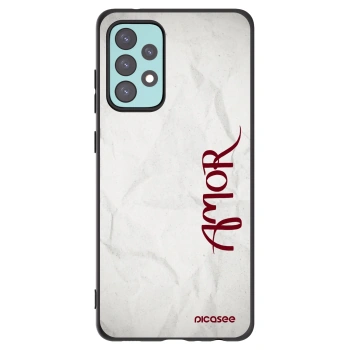 Picasee silikónový čierny obal pre Samsung Galaxy A72 A725F - Amor